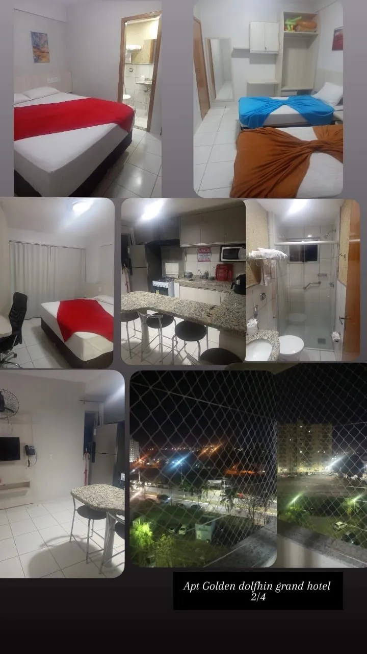 Montagem com fotos dos ambientes do apartamento
